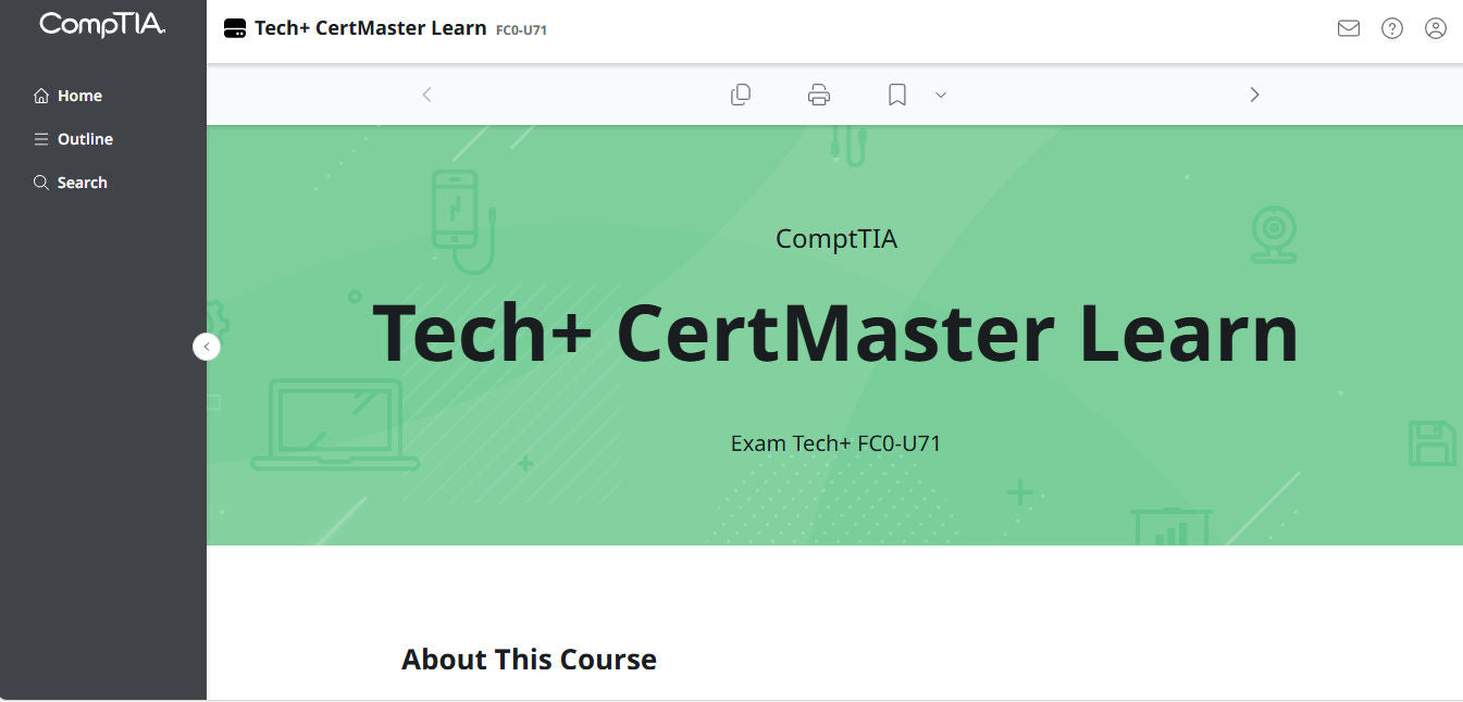 CertMaster Learn – Tech+ (V6) – (New Account ) 2-Month Access