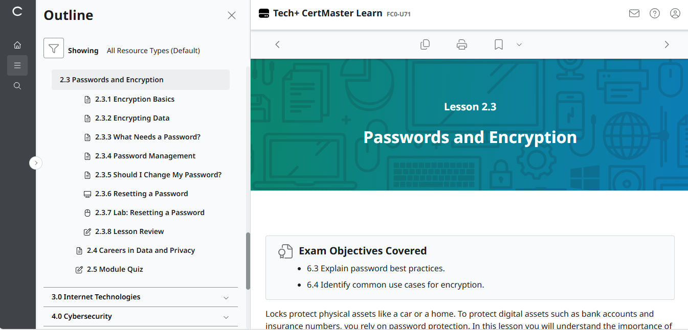 CertMaster Learn – Tech+ (V6) – (New Account ) 2-Month Access