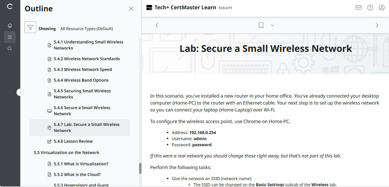 CertMaster Learn – Tech+ (V6) – (New Account ) 2-Month Access