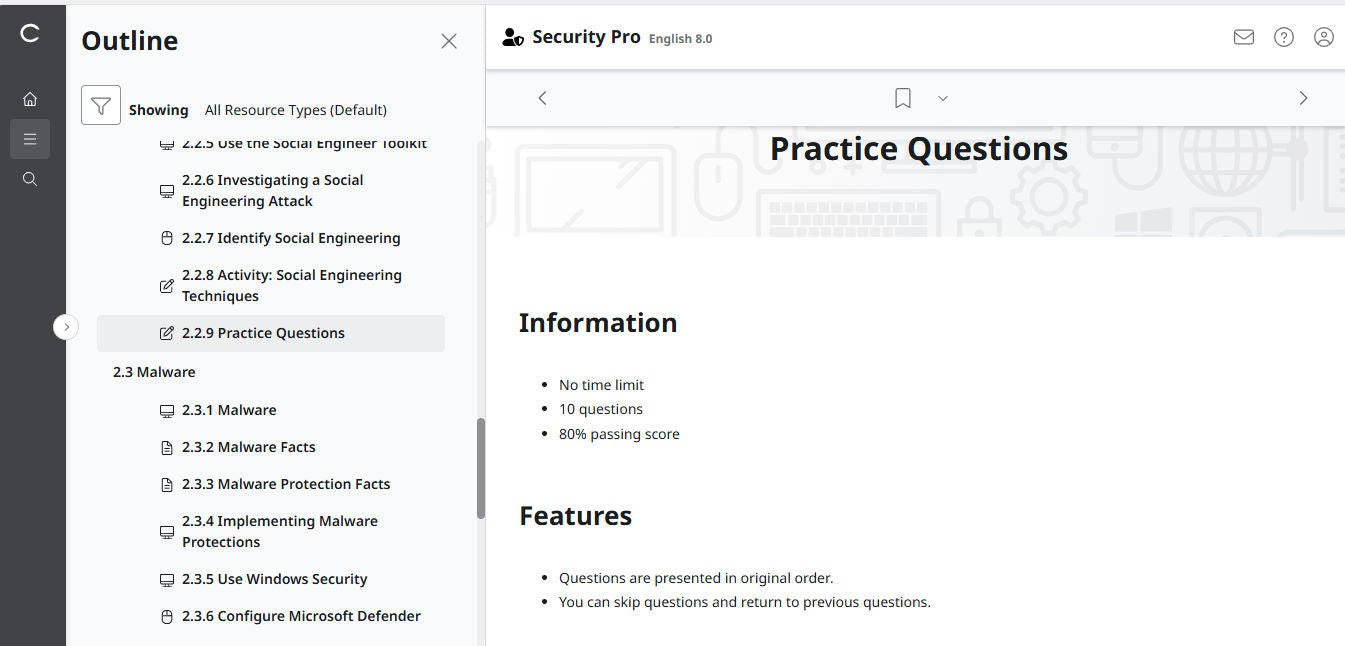 TestOut Security Pro for Security+ (SY0-701) - 3 Month
