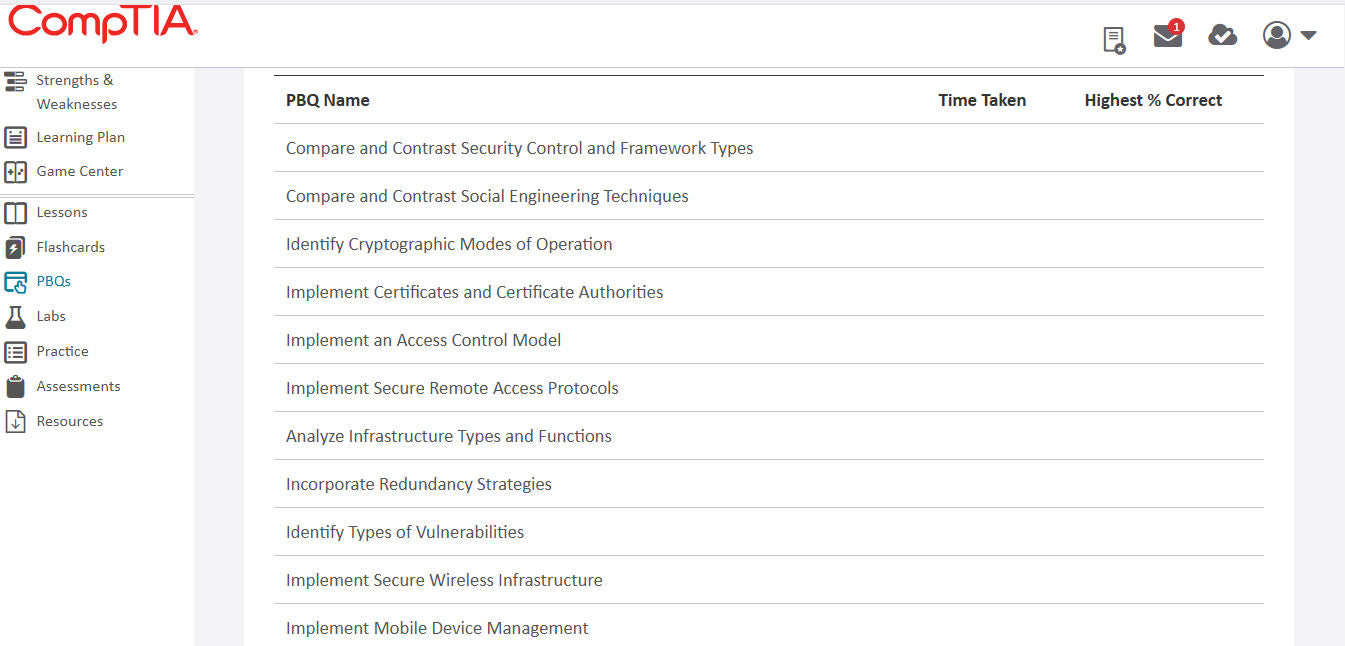 Best Offer (SY0-701) - CompTIA Security+ CertMaster Learn + Labs (3 Month)