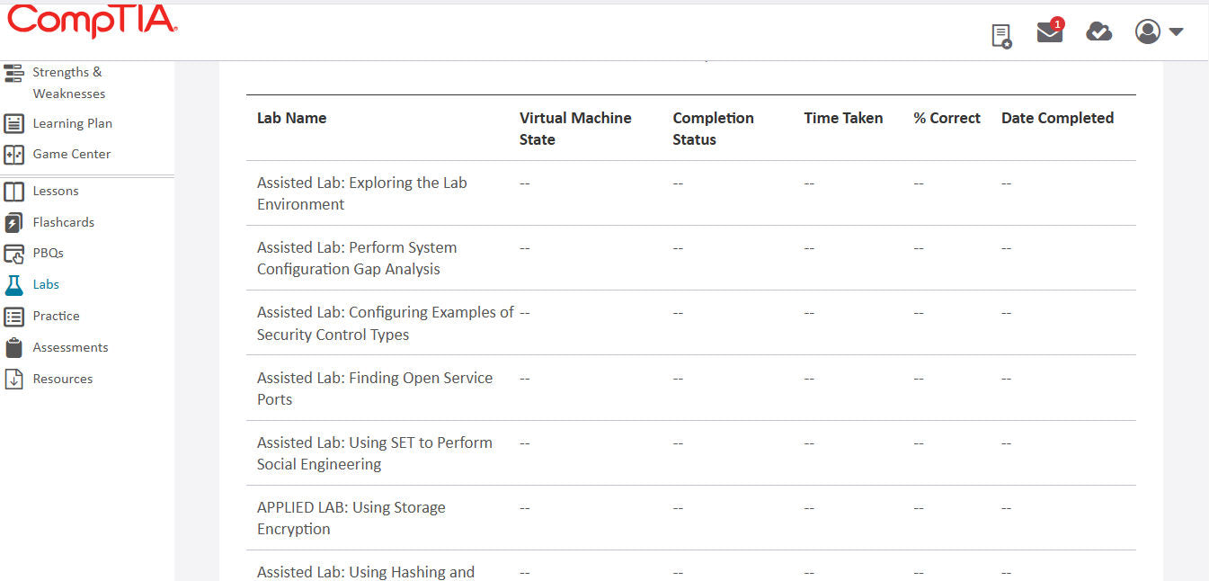 Best Offer (SY0-701) - CompTIA Security+ CertMaster Learn + Labs (3 Month)