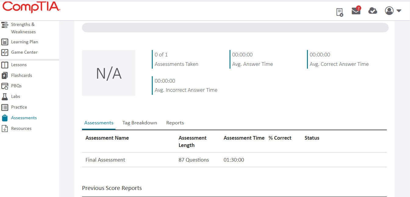 Best Offer (SY0-701) - CompTIA Security+ CertMaster Learn + Labs (3 Month)